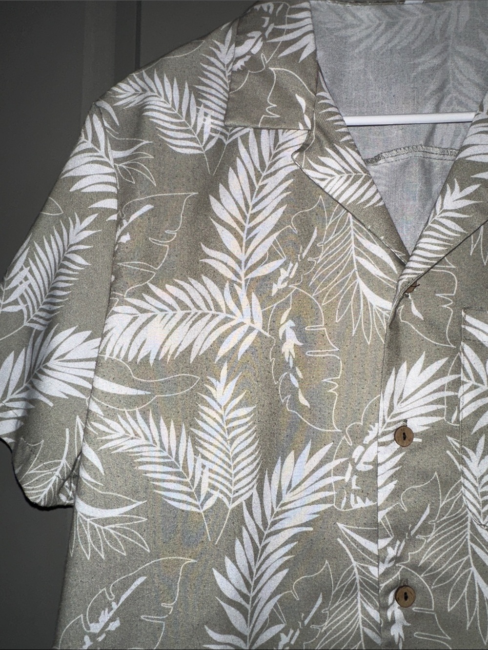 Shein Men's Tropical Print Shirt - Picture 3 of 6